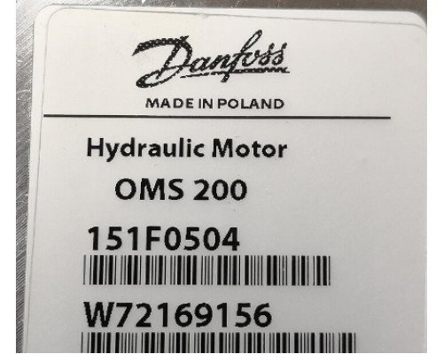 Гидравлический мотор Danfoss OMS200 151F0504
