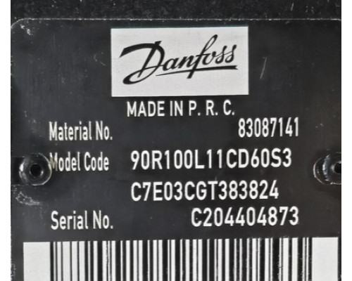 Насос Danfoss 83087141 90R100L11CD60S3C7E03CGT383824