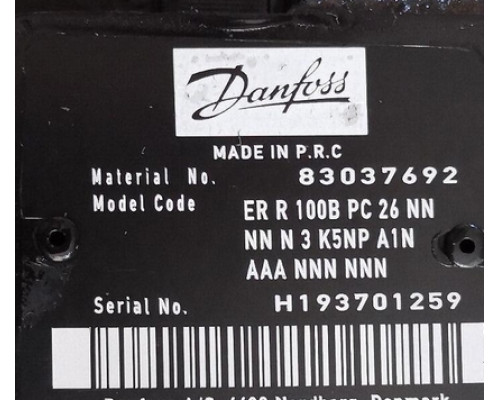 Насос Danfoss 83037692 ERR100BPC26NNNNN3K5NPA1NAAANNNNNN
