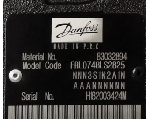 Насос Danfoss 83032894 FRL074BLS2825NNN3S1N2A1NAAANNNNNN
