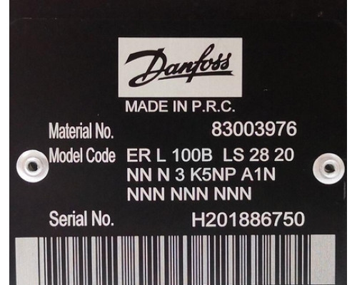 Насос Danfoss 83003976 ERL100BLS2820NNN3K5NPA1NNNNNNNNNN