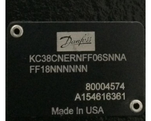 Насос Danfoss 80004574 KC38CNERNFF06SNNAFF18NNNNNN