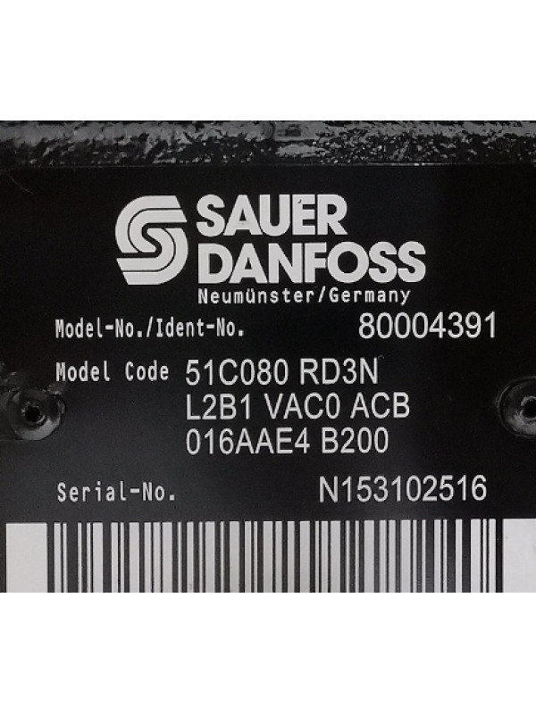 Насос Danfoss 80004391 51C080RD3NL2B1VAC0ACB016AAE4B200