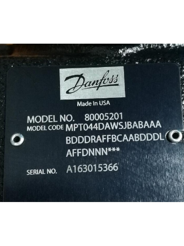 Насос Danfoss 80005201 MPT044DAWSJBABAAABDDDRAFEBCAABDDDLAFFCNNN
