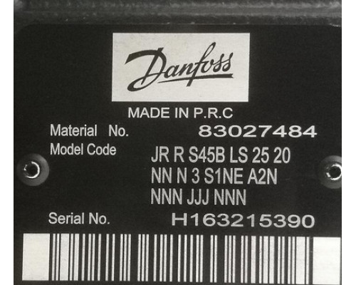 Насос Danfoss 83027484 JRRS45BLS2520NNN3S1NEA2NNNNJJJNNN