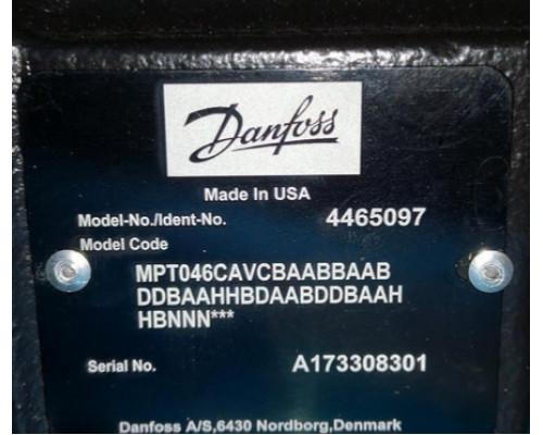 Насос Danfoss 4465097 MPT046CAVCBAABBAABDDBAAHHBDAABDDBAAHHBNNN