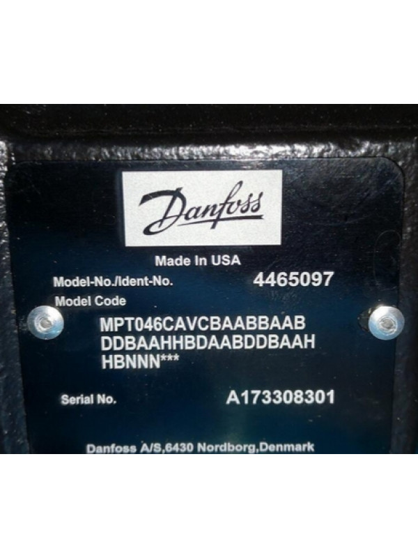 Насос Danfoss 4465097 MPT046CAVCBAABBAABDDBAAHHBDAABDDBAAHHBNNN
