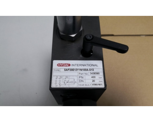 Гидравлика HYDAC 3438390 SAF20E12Y1N100A-S13