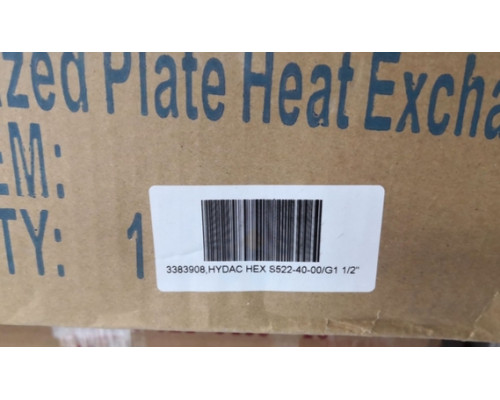 Гидравлика HYDAC 3383908 HEX S522-40-00/G1 1/2