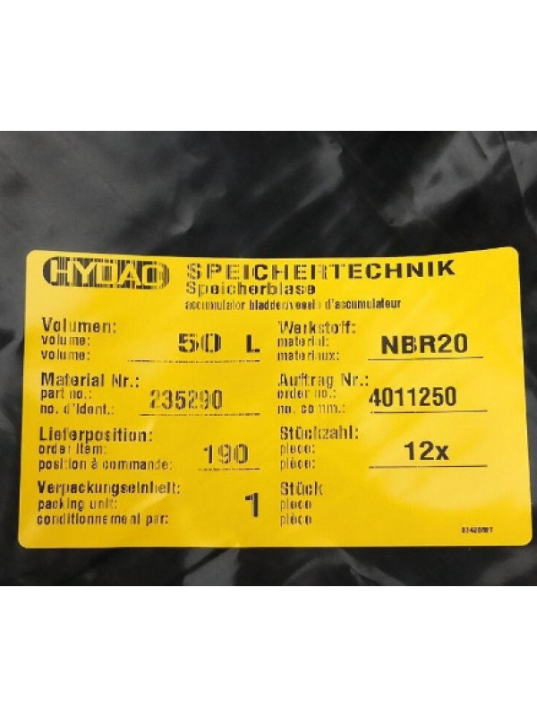 Гидравлика HYDAC 235290 50L