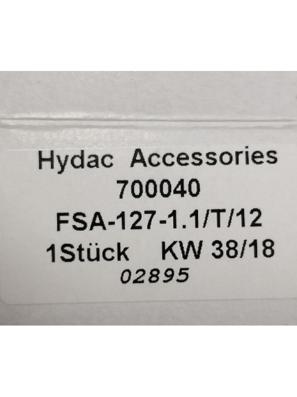 Реле HYDAC 700040 FSK-127-1.1/T/12