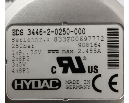 Реле HYDAC 908164 EDS3446-2-0250-000