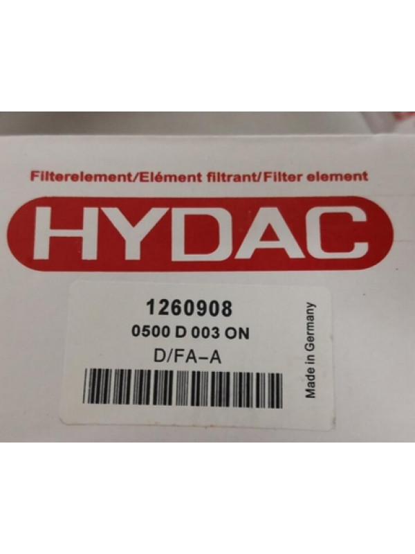 Фильтр HYDAC 1260908 0500D003ON