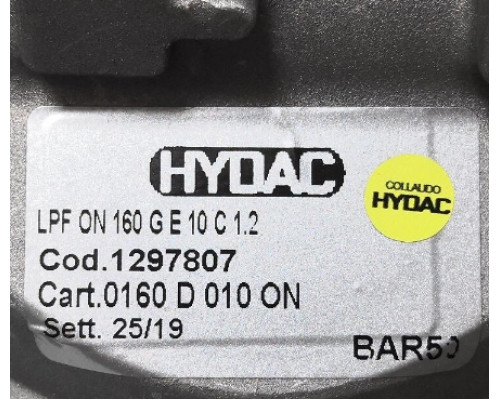 Фильтр HYDAC 1297807 LPFON160GE10C1.2