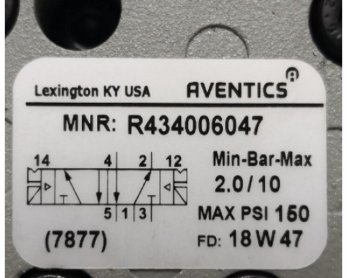Клапан AVENTICS R434006047