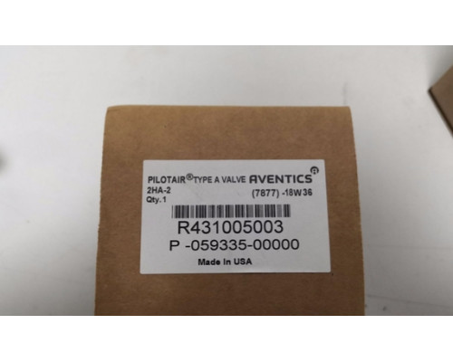 Клапан AVENTICS R431005003 2HA-2