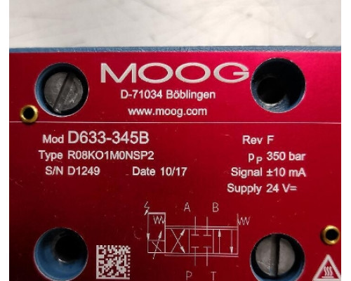 Клапан MOOG D633-345B R08KO1M0NSP2