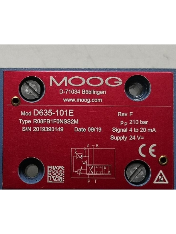 Клапан MOOG D635-101E R08FB1F0NSS2M
