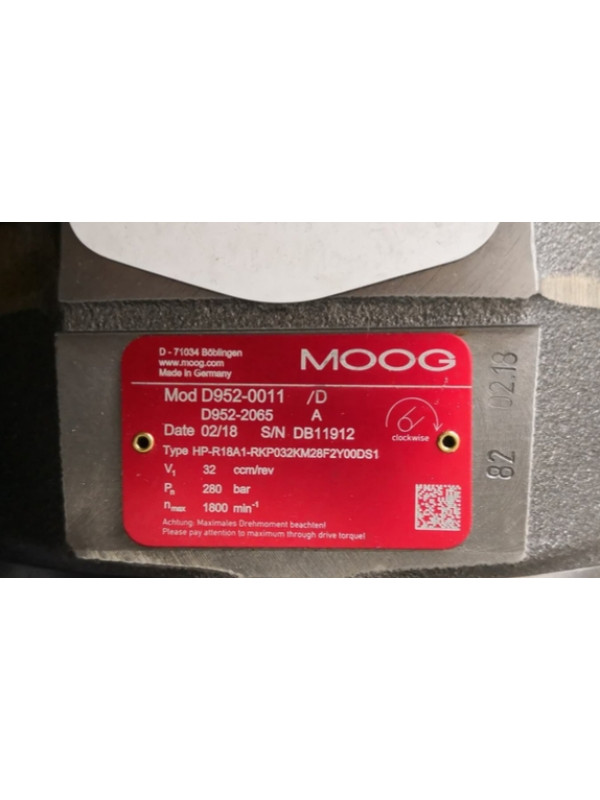 Клапан MOOG D952-0011 HP-R18A1-RKP032KM28F2Y00DS1