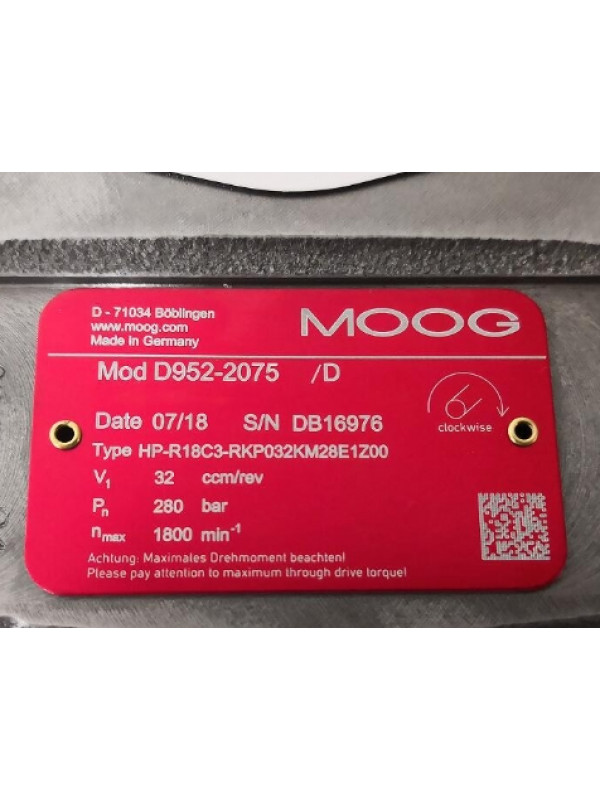 Клапан MOOG D952-2075