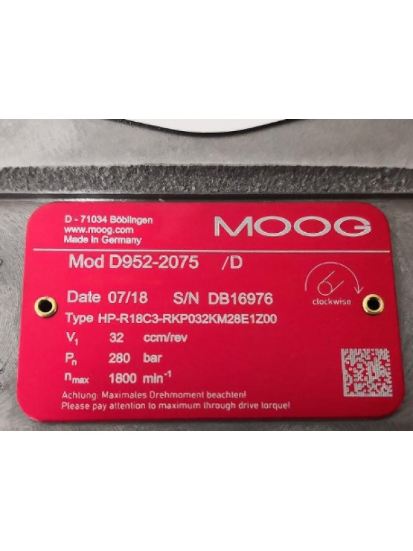 Клапан MOOG D952-2075 HP-R18C3-RKP032KM28E1Z00