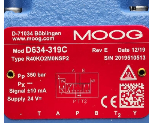 Клапан MOOG D634-319C