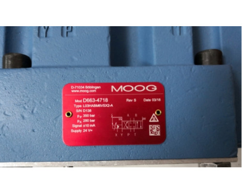 Клапан MOOG D663-4718 L03HABM6VSX2-A
