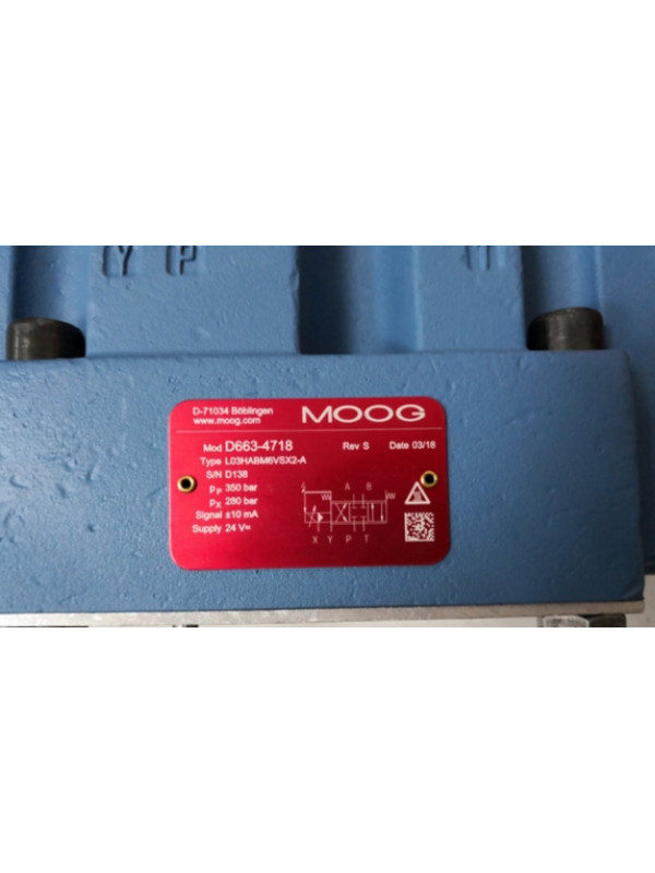 Клапан MOOG D663-4718 L03HABM6VSX2-A