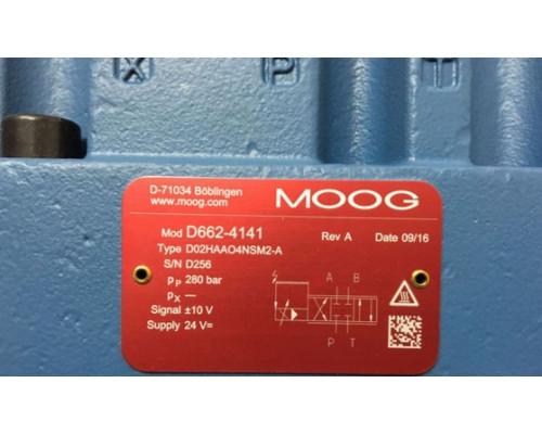 Клапан MOOG D662-4141 D02HAAO4NSM2-A