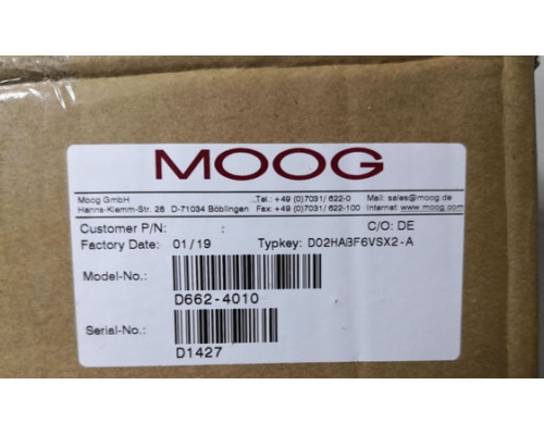 Клапан MOOG D662-4041