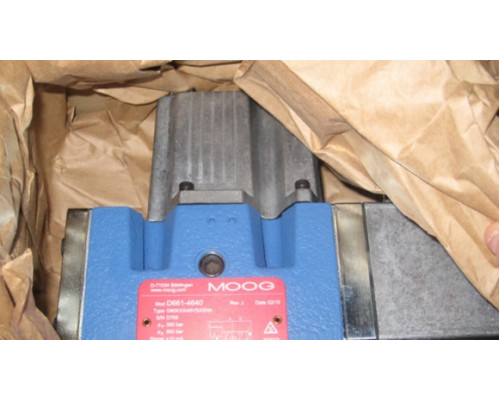 Клапан MOOG D661-4640 G60KXAA5VSX2HA
