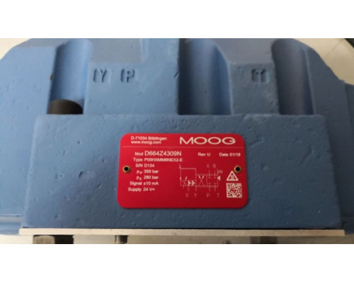 Клапан MOOG D664Z4309N P05HXMM6NEX2-E