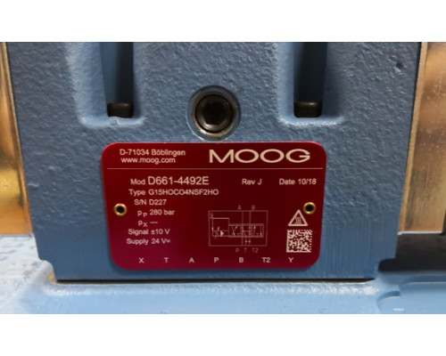 Клапан MOOG D661-4492E G15HOCO4NSF2HO