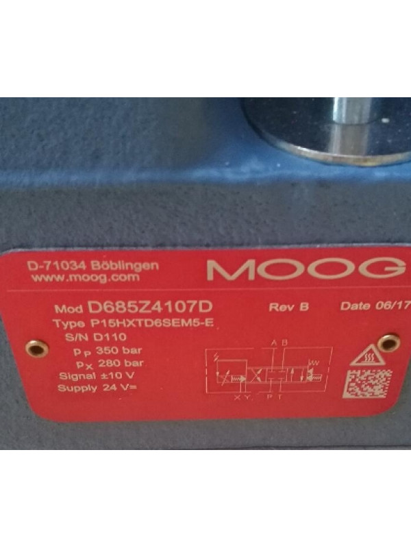 Клапан MOOG D685Z4107D P15HXTD6SEM5-E