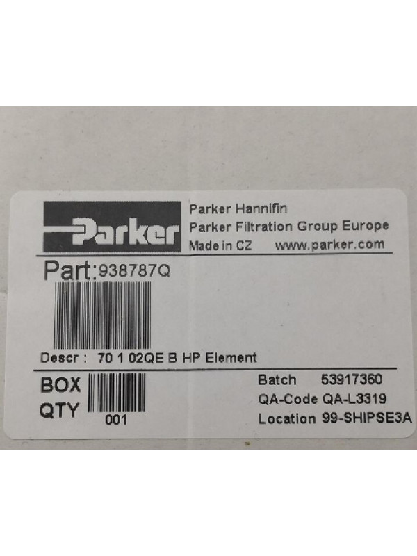 Фильтр Parker 938787Q