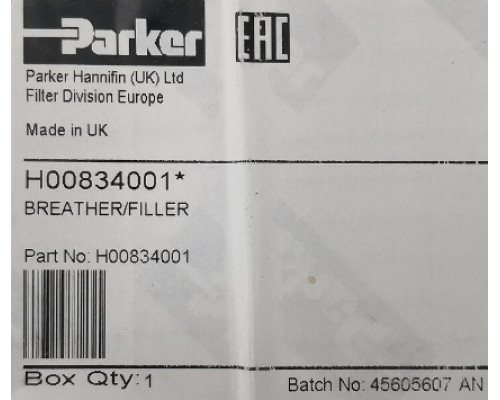 Фильтр Parker H00834001 