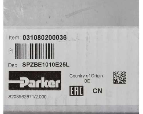 Гидравлический клапан Parker SPZBE1010E25L 