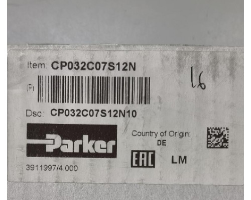 Гидравлический клапан Parker CP032C07S12N 