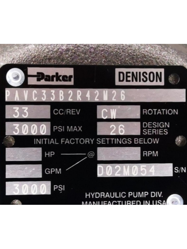 Мотор Parker PAVC33B2R42M26