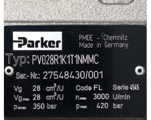 Мотор Parker PV028R1K1T1NMMC