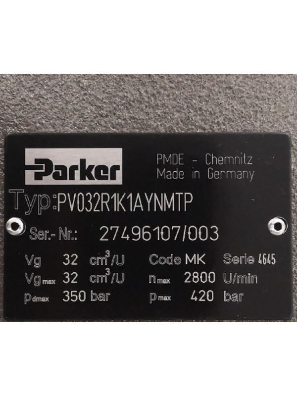 Мотор Parker PV032R1K1AYNMTP+3349111184