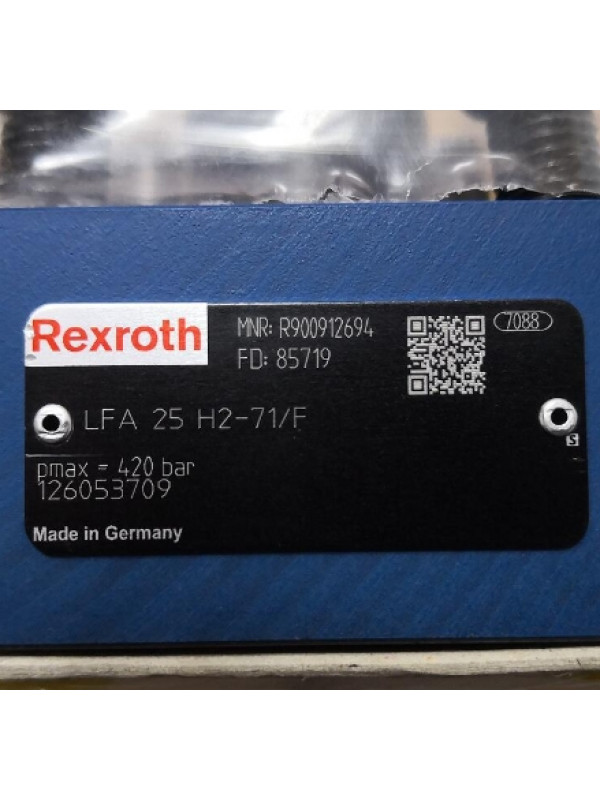 Гидравлический клапан Rexroth Bosch R900912694 LFA 25 H2-7X/F