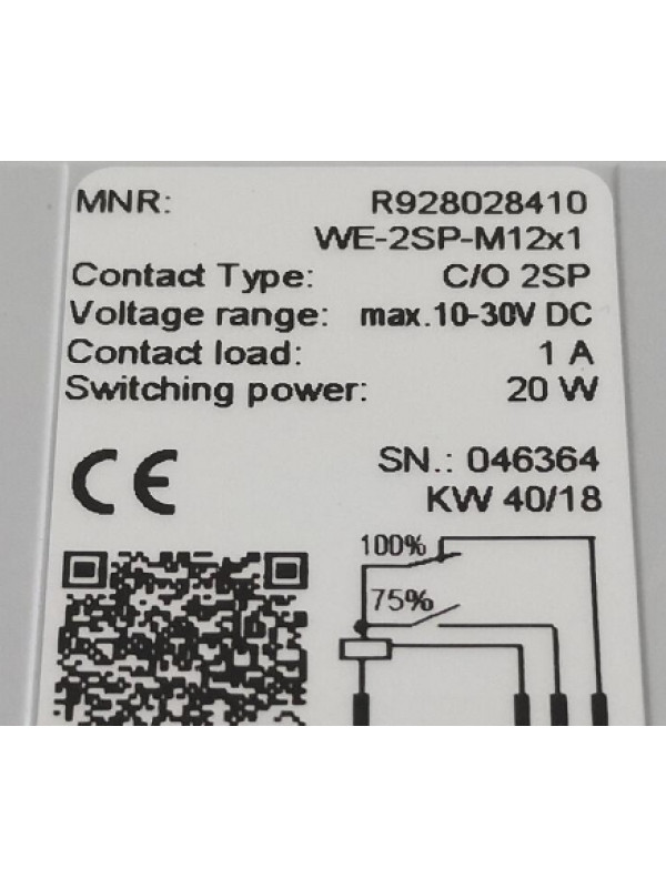 Гидравлический клапан Rexroth Bosch R928028410 WE-2SP-M12X1