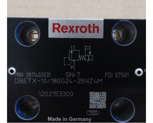 Гидравлический клапан Rexroth Bosch 0811402031 DBETX-1X/180G24-25NZ4M
