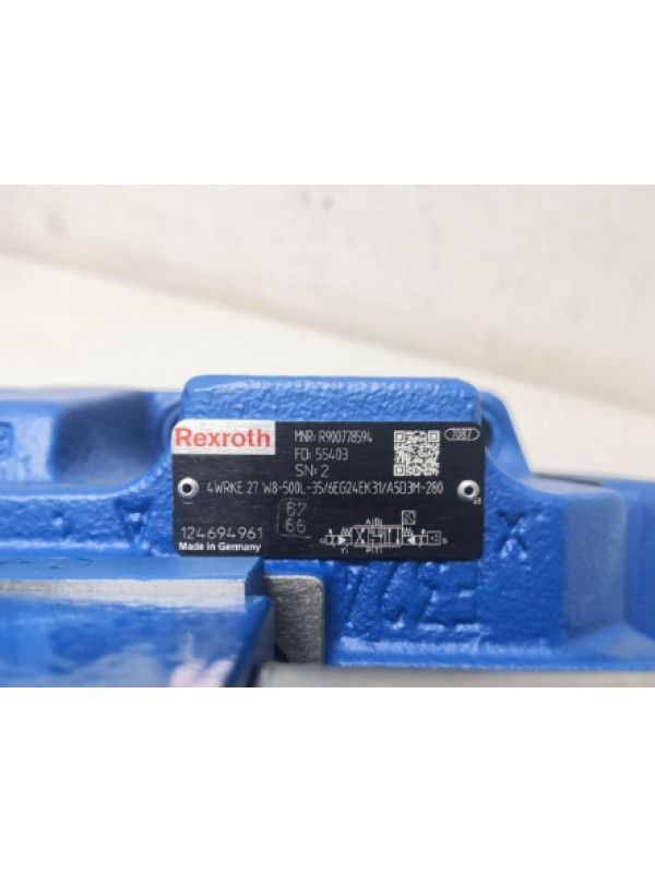 Гидравлический клапан Rexroth Bosch R900778594 4WRKE 27 W8-500L-35-6EG24EK31-A5D3M-280