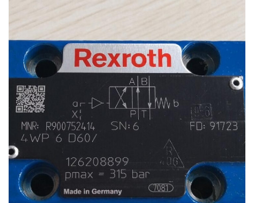 Гидравлический клапан Rexroth Bosch R900752414 4WP6D60