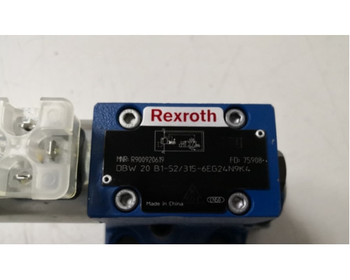 Гидравлический клапан Rexroth Bosch R900920619 DBW 20 B1-5X/315-6EG24N9K4
