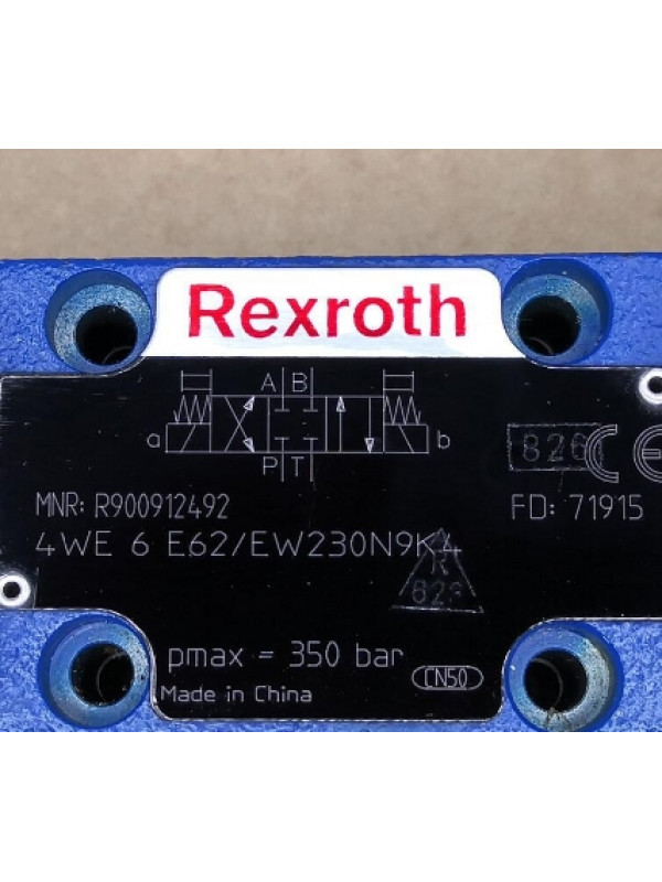 Гидравлический клапан Rexroth Bosch R900912492 4WE 6 E6X/EW230N9K4