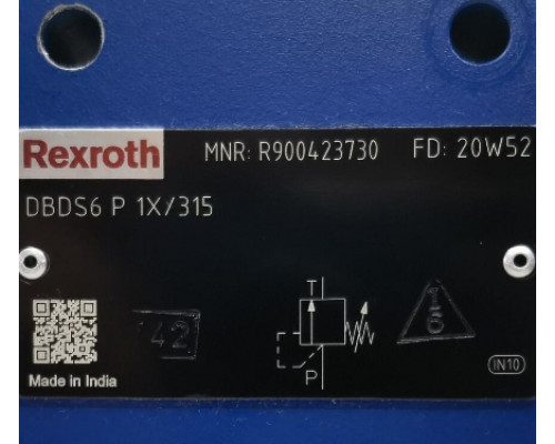 Гидравлический клапан Rexroth Bosch R900423730 DBDS 6 P1X/315