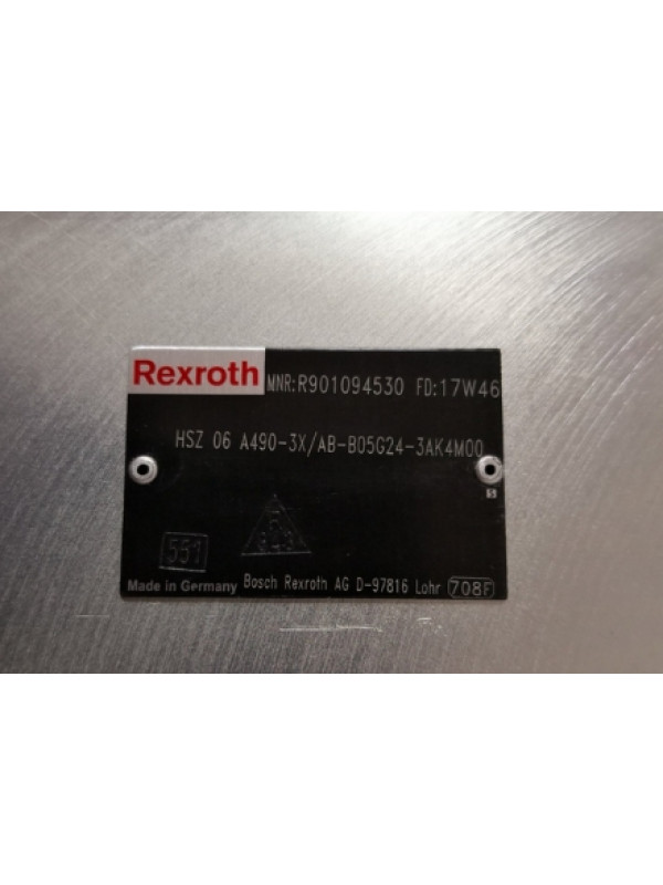 Гидравлический клапан Rexroth Bosch R901094530 HSZ 06 A490-3X/AB-B05G24-3AK4M00
